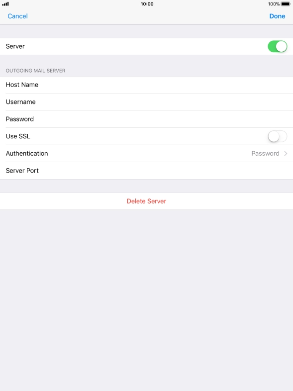 Press Authentication.