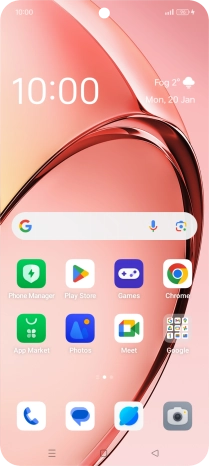 When the battery charging icon is displayed, the battery is charging.