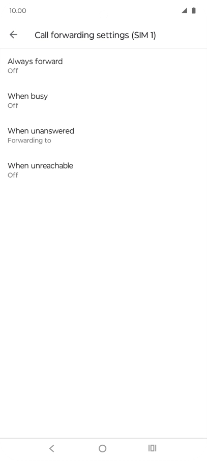 Press the Home key to return to the home screen.