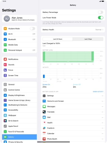 Slide your finger upwards starting from the bottom of the screen to return to the home screen.