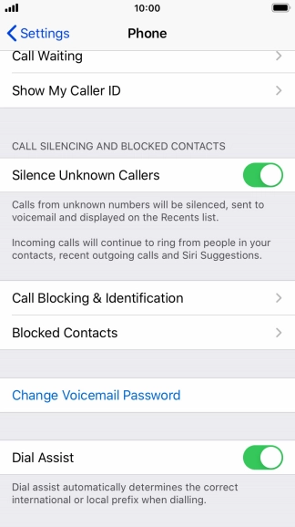 Press the Home key to return to the home screen.