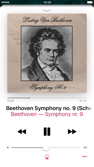 Press arrow right to go to the next audio file.