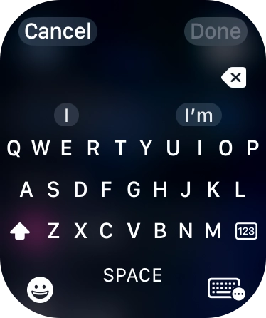 Press the input icon. Press the input icon.
