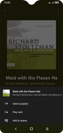 Press Add to playlist.