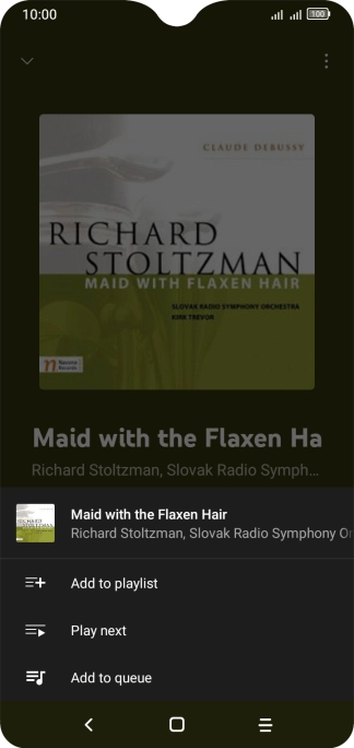 Press Add to playlist.