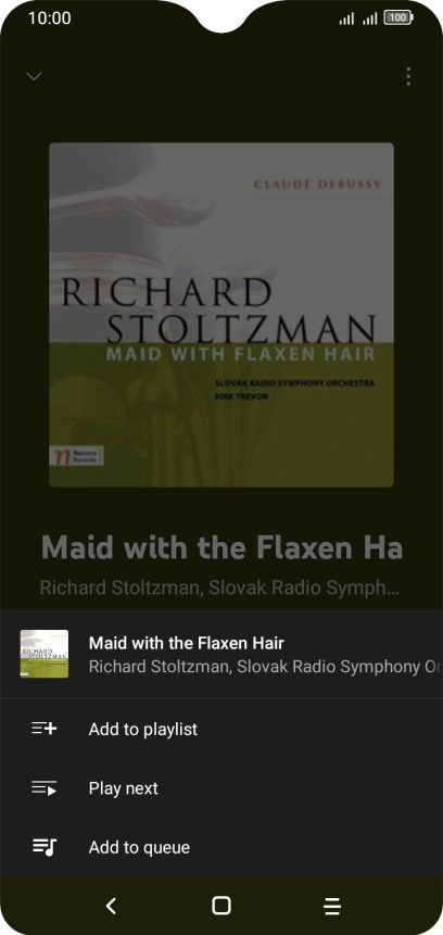 Press Add to playlist.