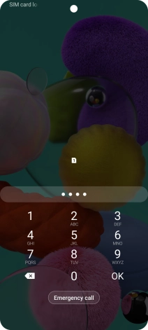 If you're asked to key in your PIN, do so and press OK.