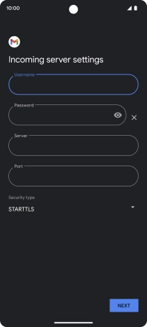 Press the field below 