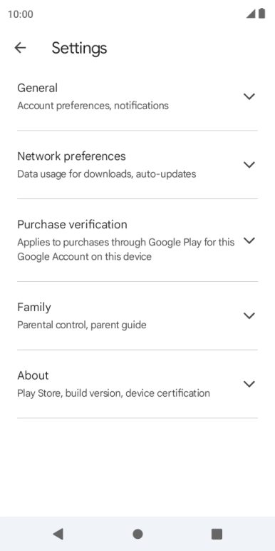 Press Network preferences.
