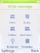 Press the Left selection key. Press the Left selection key.