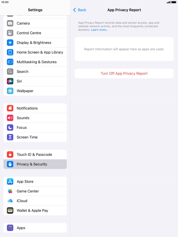 Press the Home key to return to the home screen.