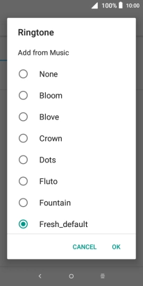 Press Add from Music.