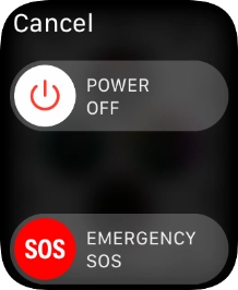 Press and drag the power off icon right. Press and drag the power off icon right.