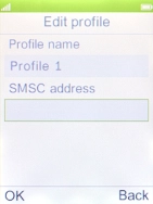 Key in +61415011501 and press the Left selection key.