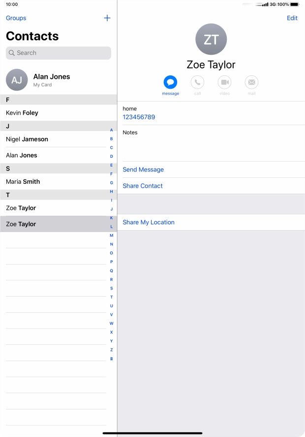Slide your finger upwards starting from the bottom of the screen to return to the home screen.
