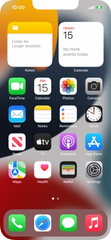 When the battery charging icon is displayed, the battery is charging.