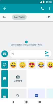 Press the picture icon.