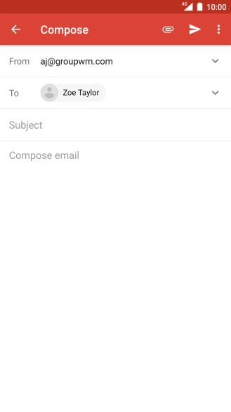 Press Subject and key in the required subject.