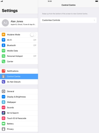 Press Customise Controls.