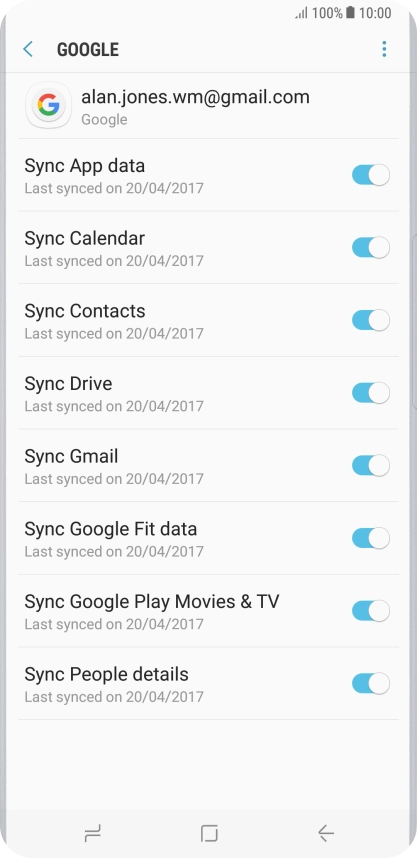 Press the Home key to return to the home screen. Press the Home key to return to the home screen.