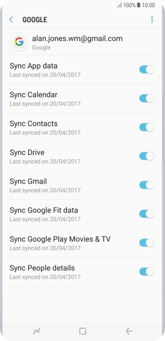 Press the Home key to return to the home screen. Press the Home key to return to the home screen.