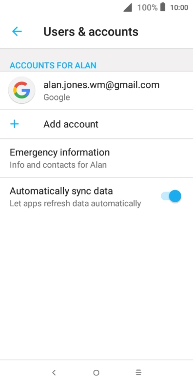 Press the Home key to return to the home screen.