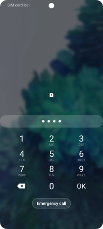 If you're asked to key in your PIN, do so and press OK. If you're asked to key in your PIN, do so and press OK.