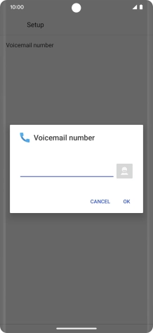 Key in +61414121121 and press OK.