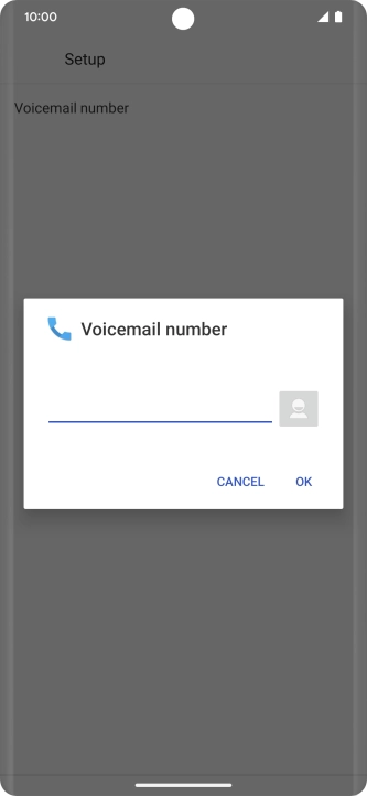 Key in +61414121121 and press OK.
