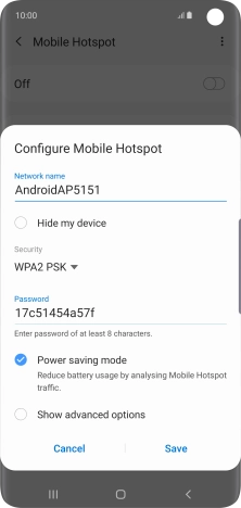 Press the field below 