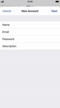 Press Description and key in the required name.