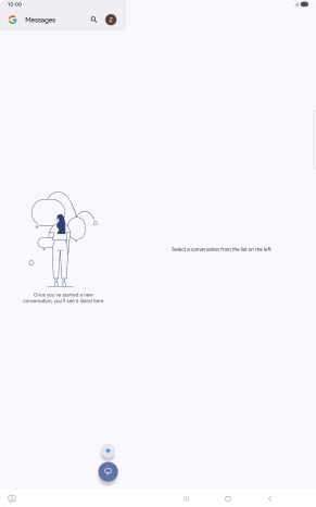 Press the profile icon.