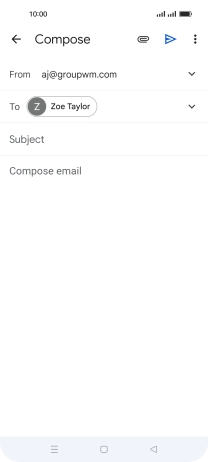 Press Subject and key in the required subject.