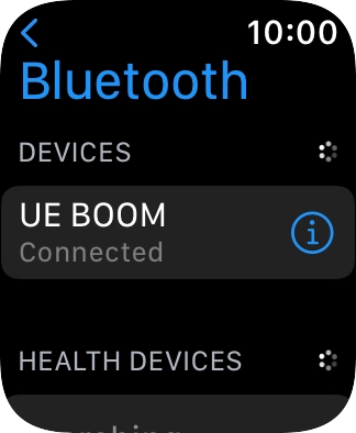 Press the Digital Crown to return to the home screen.
