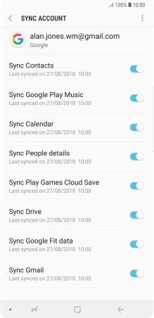 Press the Home key to return to the home screen.