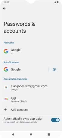 Press the Home key to return to the home screen.