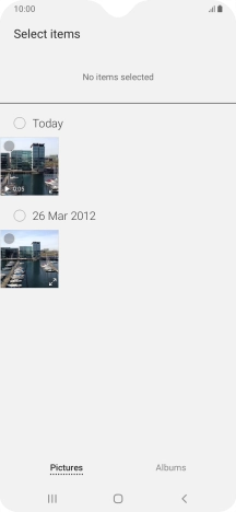 Press the required picture.