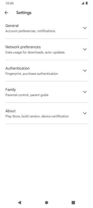 Press Network preferences.