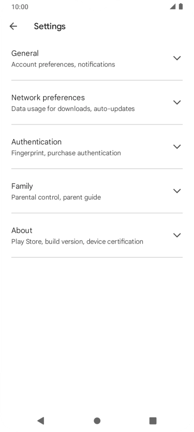 Press Network preferences.