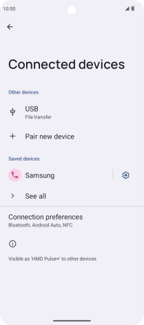 Slide your finger upwards starting from the bottom of the screen to return to the home screen.