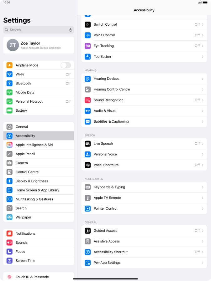 Press the required category below 