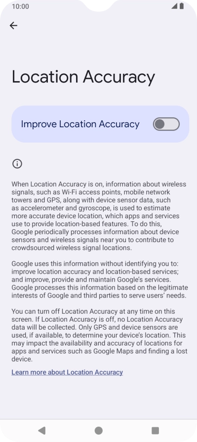 If you press the indicator next to 