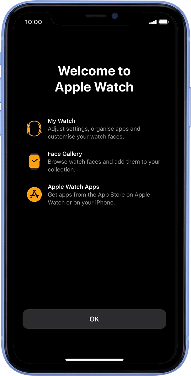 On your phone: Press OK to finish the activation.
