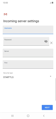 Press the field below 