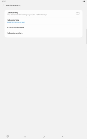 Press Access Point Names.