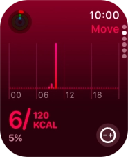 Keep sliding upwards to see the number of steps, distance and number of floors you've covered.