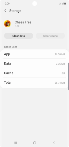 Press the Home key to return to the home screen.
