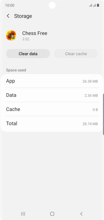 Press the Home key to return to the home screen.