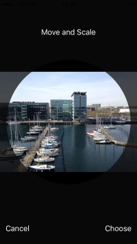 Drag the frame to the required position to select the required detail and press Choose.