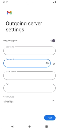 Press the field below 